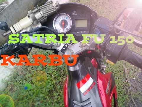 CARA MENANGANI SATRIA -FU- 150........ LARINYA BERAT DAN PINCANG. 