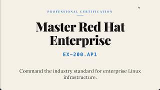 Red Hat RHCSA 8 | Master Linux Administration & System Management