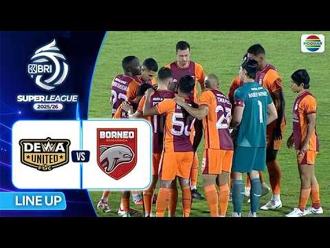 angka188 x 188x - Dewa United Banten FC vs Borneo FC Samarinda | Line Up & Kick Off BRI Super League 2025/26