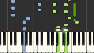 Enrique Iglesias - Bailando piano accompaniment, sheet music preview (Synthesia) screenshot 3