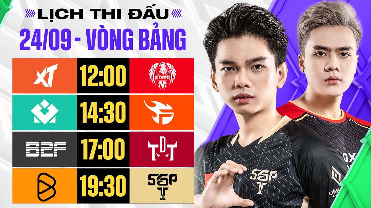 🔴 TRỰC TIẾP: B2F GAMING vs TDT ESPORT – ĐẤU TRƯỜNG DANH VỌNG MÙA ĐÔNG 2022 – VÒNG BẢNG 24/09