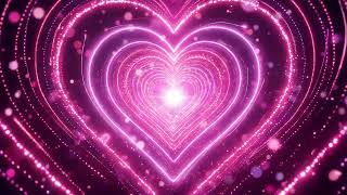 Pink Heart Glow Screen | 4 Hour 4K Romantic Love Background | Soft Valentine Ambiance screenshot 4