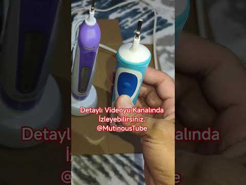 İki Farklı Marka Şarjlı Diş Fırçası İncelemesi Detaylı Videoyu Kanalında İzleyebilirsiniz