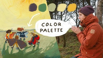 How to choose colour palette for your art + colour inspiration
