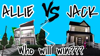5x5 BUILD OFF CHALLENGE | Ft. Allie Walker!! | Roblox Bloxburg