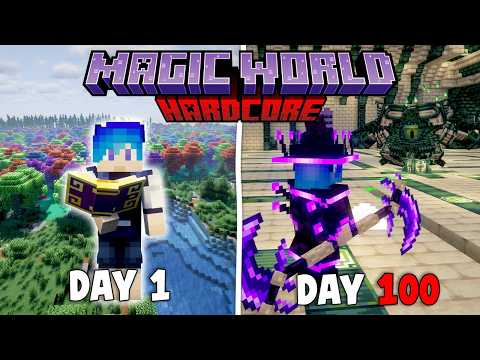 100 Hari Minecraft Hardcore Menjadi PENYIHIR