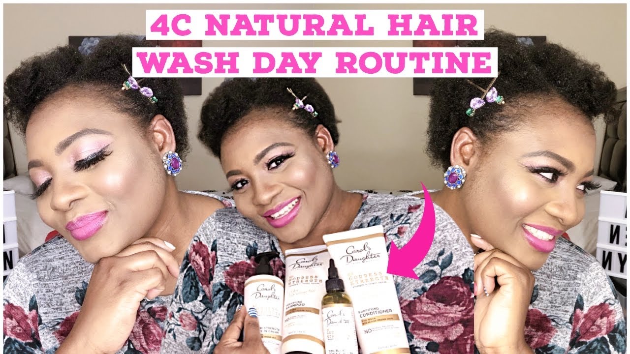 4C Natural Hair Wash Day RoutineMy First Impression of the New Carol’s