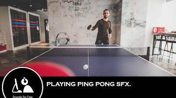 Sound Effects - Playing ping pong.