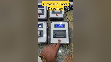 esp32 thermal printer for Automatic Ticket dispenser #diyproject #arduino #esp32project