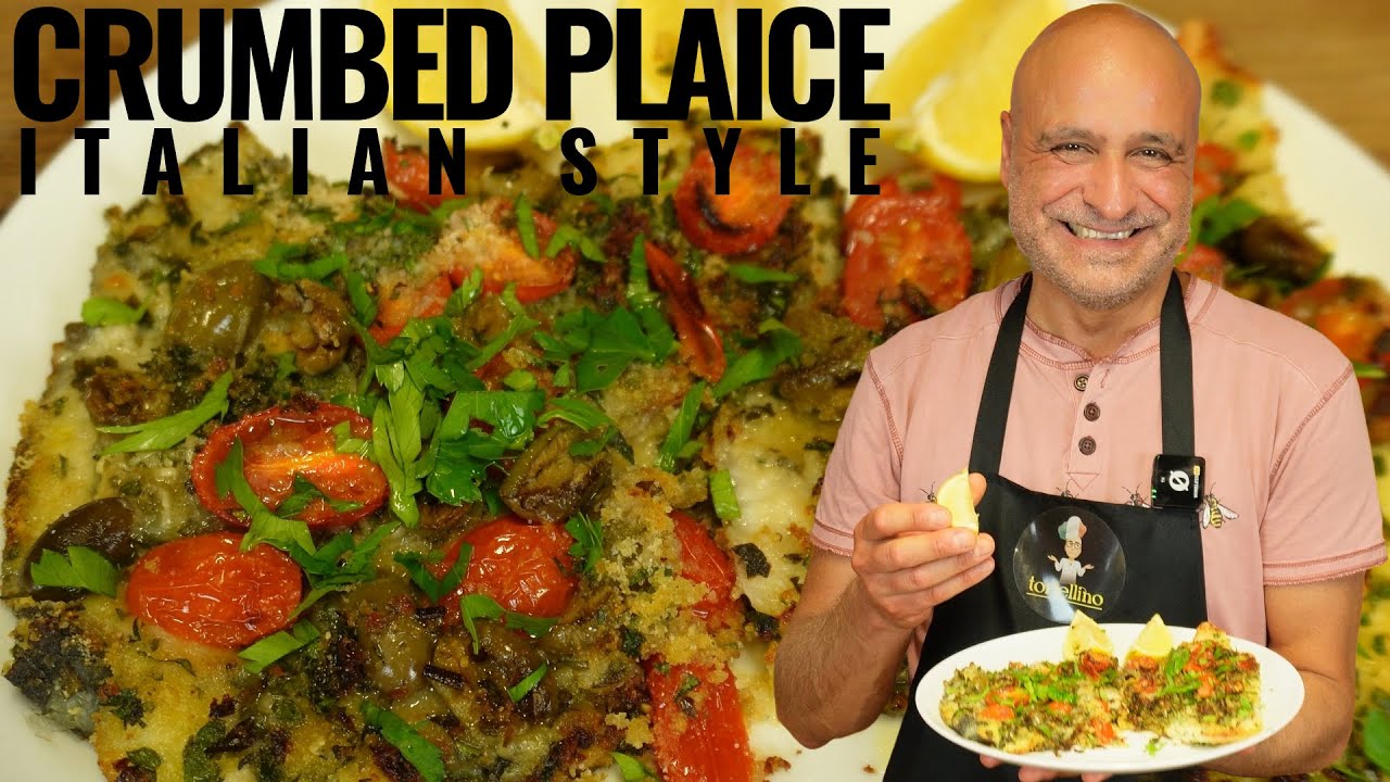 CRISPY BREADED PLAICE - Sicilian & Italian Style Recipe