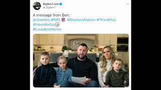 Ben Roethlisberger Announces His Retirement