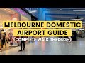 Melbourne Tullamarine Airport walkthrough Guide | Australian Domestic Airport Review