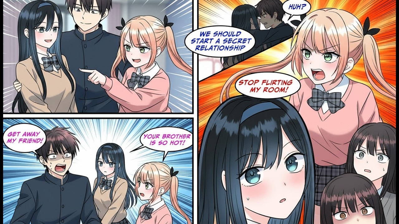 [Manga Dub] My Sister’s Cute Friend Was So Adorable… I Tried Hard to Stay Calm! | Sweet RomCom Story