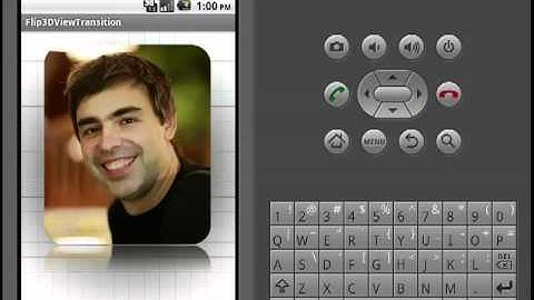 Android Flip 3D View Transition