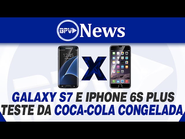 Quem se sai melhor na Coca-Cola congelada? Galaxy S7 ou iPhone 6s Plus? -  video Dailymotion