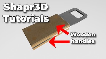 Shapr3D Bottle Opener Tutorial 2 - Wooden handles