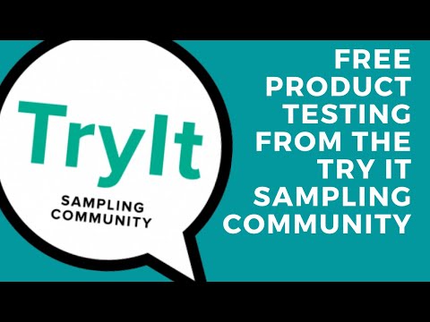 How to get TONS of Free Products to Review from Try it Sampling!