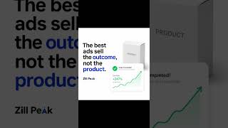 Sell Results, Not Products 🚀 #zillpeak #digitalmarketing #metaads #tiktokads #googleads