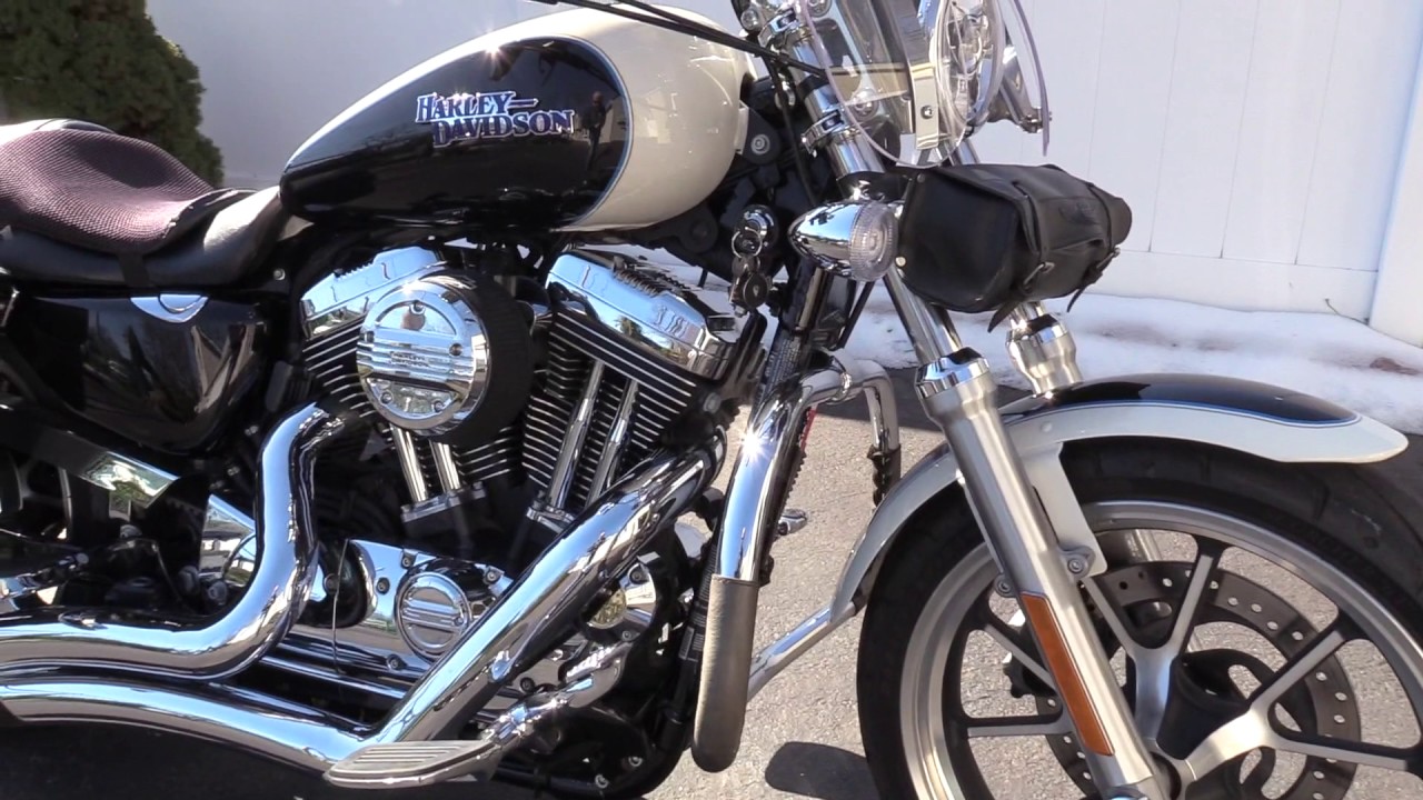Harley Davidson Sportster Superlow 1200T Plus Vance & Hines Big Radius 2-into-2 Exhaust Walk Around