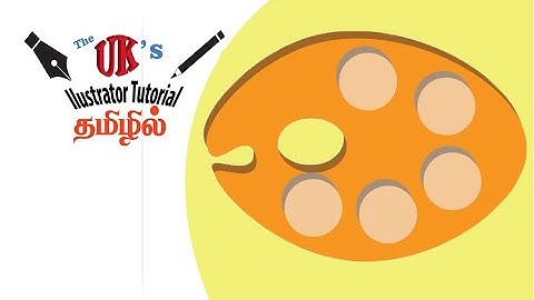 How to draw a colour plate |  Adobe Illustrator Tutorial | The UK