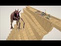 Last Survivor. Touched out, Zigzag mountain running down course! | Animal Revolt Battle Simulator