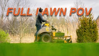 Lawn Care POV  Mowing, Trimming, & Blowing! #landscaping
