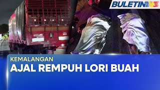 Kemalangan Dua Rakan Maut Nahas Mpv Rempuh Lori Buah Bu