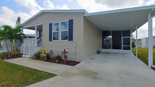 CHAMPION COLONY COVE SOLD VIDEO TOUR 477 Hillcrest Ellenton FL 813-230-1200 championmobilehome.com