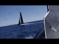 Louis Vuitton Cup Semi-Final Race 6 Port Entry Stern Camera - INEOS Britannia