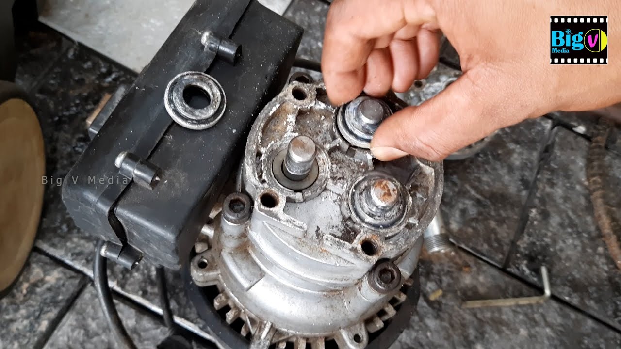 Pressure/car washer repair at home Weak water flow from the pressure washer. Woodpecker