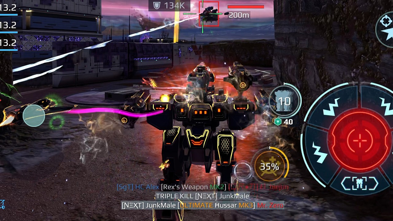 UE Leo trying to earn that hangar spot | War Robots gameplay