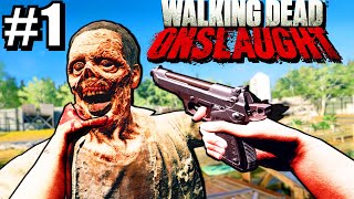 Walking Dead Onslaught VR Is A Brutal Mess