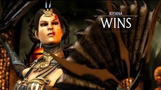 Mortal Kombat X - Kitana All Fatalites/ Brutalities/ X-Ray Gameplay