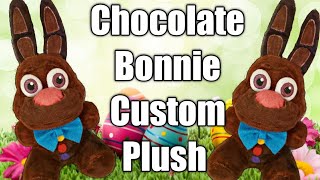 Chocolate bonnie custom plush D.I.Y!!! || fnaf custom plush