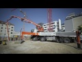 Schwingstetter  jochum concrete logistics places concrete for a hospital expansion in germany