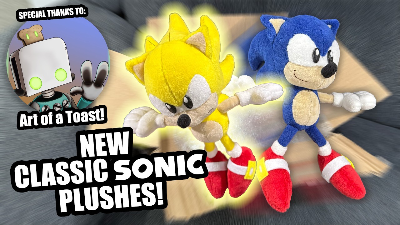 @Art_of_a_Toast sent me more Custom Sonic plushes! (Unboxing & Review)