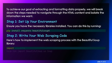 Mastering Python Web Scraping: How to Extract Data and Format It Correctly