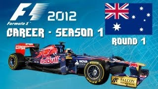 F1 2012 Intro [Career] Season 1 - Round 1 (Gameplay/Commentary)