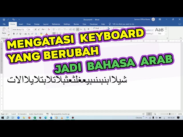 Cara Mengatasi Keyboard Laptop Yang Berubah Menjadi Bahasa Arab -Agar Kembali Ke Inggris / Indonesia class=