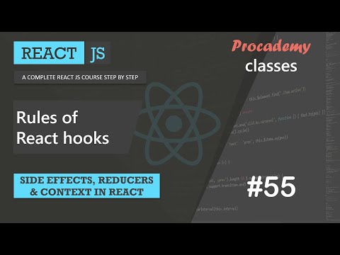 #55 Rules of React hook | Side effect, Reducer and Context | A Complete React Course