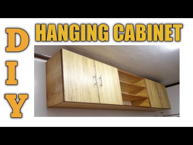 DIY HOW TO MAKE HANGING CABINET TUTORIAL// PAANO GUMAWA NG HANGING CABINET