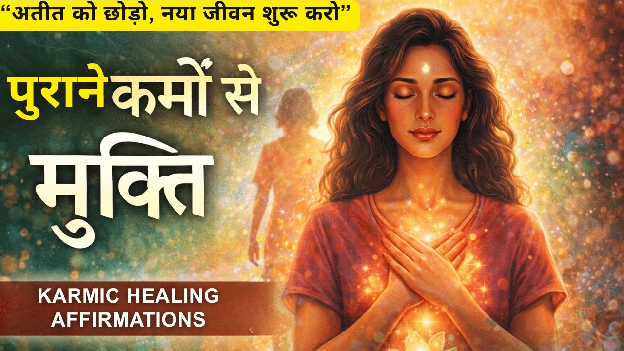 पुराने कर्मों का बोझ छोड़ें | Forgiveness & Energy Cleansing Affirmations | Karmic Healing