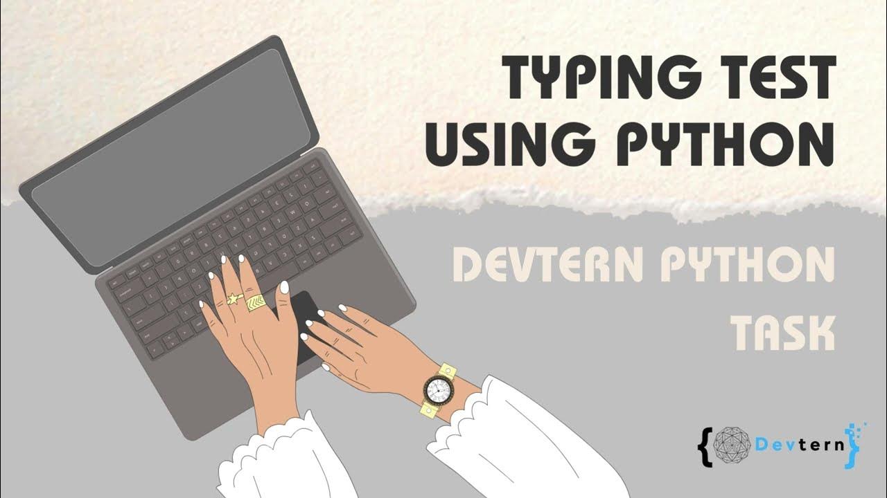 Typing Test Using Python | Devtern Python Task - YouTube