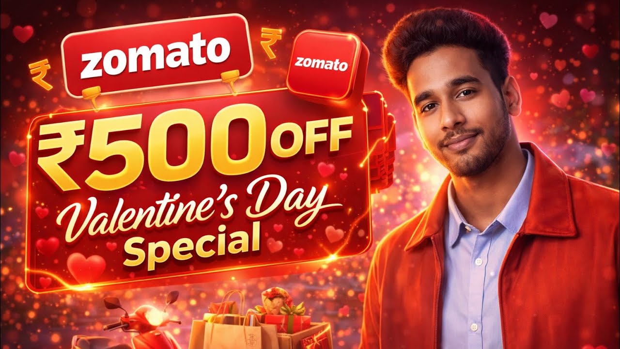Zomato Coupon Code Today 2026 – Get ₹100, ₹200, ₹500 OFF | Latest Zomato Promo Code & Offers