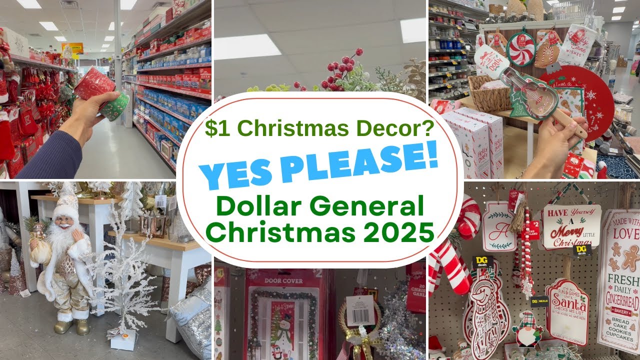 Dollar General Christmas Decor Shopping Haul 2025 🎄 Affordable Holiday Finds!