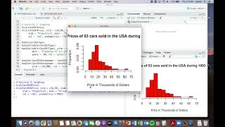 Creating histograms, bar graphs, and box plots using R