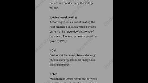 Class 12 physics notes | current electricity all definitions | pdf in the description
