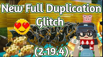 New Full Chest Duplication Glitch!? 😱😳🥀  2.19.4 [Blockman Go Adventure]
