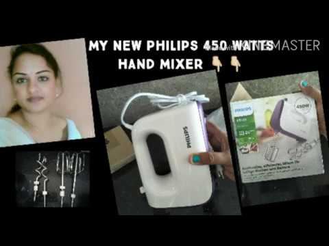 Philips HR3740/10 Hand Mixer 450 Watts Unboxing