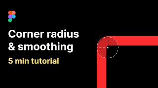 Corner radius and smoothing in Figma